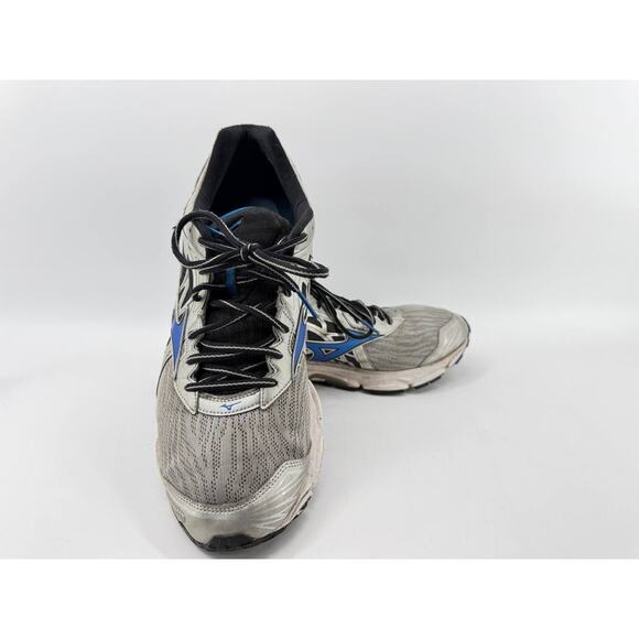 Mizuno Wave Men\'s Running Shoes Gray Blue Athletic Sneakers US 12.5 EU 46.5 main image 5